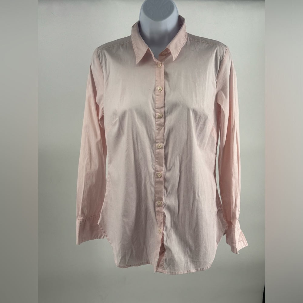 Women’s Pink Ann Taylor Buttoned Down Dress Shirt | Size 2